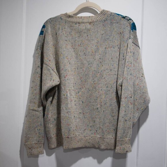 Vintage Together Sweater Floral with Rainbow  Specks - Picture 7 of 9